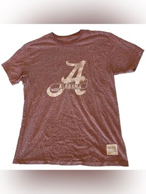 Alabama Crimson Tide T-shirt Men’s Small Heather Red Short Sleeve Crew Neck